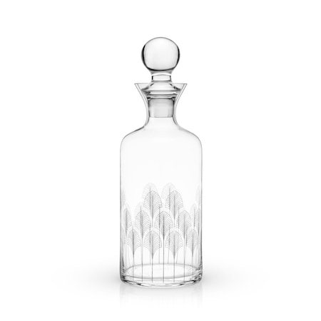 Viski Admiral - Deco Liquor Decanter, Clear 9493